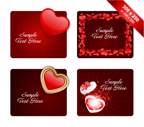 free vector Practical elements of vector 2 valentine day